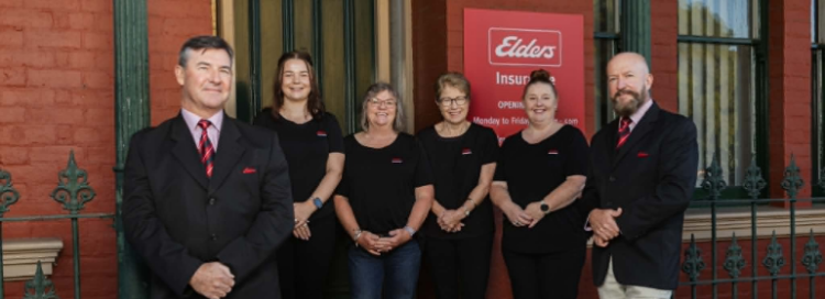 Elders insurance team members at Elders Insurance Hume office